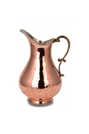MNZ-Turna Copper Maraş Jug رقم 2 يدوية مزورة تورن حمراء7256-1 P168S2394 - TURNA BAKIR