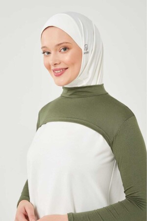 MNZ-Turtleneck Neck Collar Cuff Khaki - Melodi Scarf