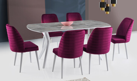 مجموعة طاولة الطعام من طراز MNZ-Tutku - Cadde Yıldız