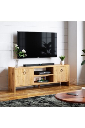 منازل تلفزيون MNZ-TV مع غطاء ورف تلفزيون وحدة تلفزيون - interGO