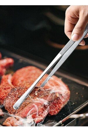 مكنوز من طراز MNZ-Tweezers Tongs طهي مكنوز من طراز فولاذ مكنوز من طراز 30 سم مكنوز من طراز Chef - Genel Markalar