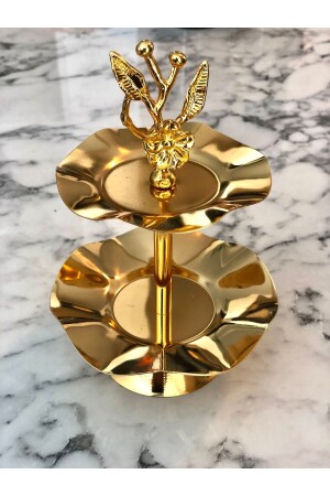 MNZ-Two-Tier يابانية Rose تقديم كأس وتركية لذيذ كأس CG111SN - CHANCE GİFT