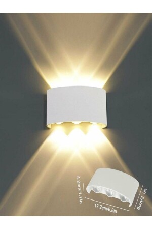 MNZ-U2 أورانوس Case أبيض 10 W. ضوء النهار ديكوراتيف مزدوج الطريق الداخلية والخارجية الحديقة بالكون غرفة المعيشة - Fullreyon