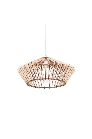 MNZ-Ufo تصميم ديكوراتي الزاوية الخشب الطبيعي MDF 3D صالونة صالونية شمعة AVZSRF0030 - hü ma tasarım ve aksesuar