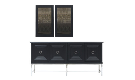 مكنسة فاخرة سوداء من MNZ-UK - Cadde Yıldız