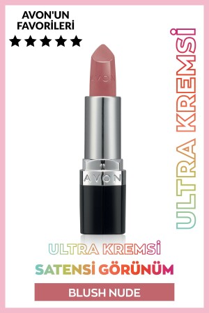 MNZ-Ultra Creamy Lipstick Blush عاري - Avon
