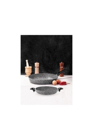 MNZ-Ultra Granite 2-piece Pan & Saucepan Set TYC00262433951 - Taç