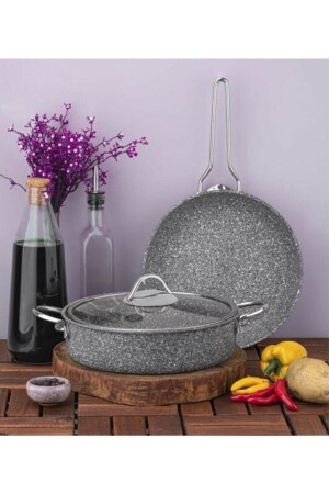 MNZ-Ultra Granite Classic 2 قطعة وعلبة وعلبة طاك-3519 500 - Taç