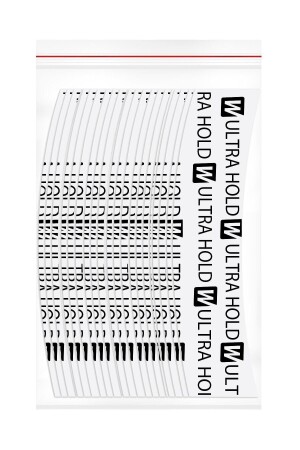 MNZ-Ultra HoldTM شريط شعر صناعي طوّالي (c) - 2-0cm X 7-5cm) 36 قطعة Mzk - Walker Tape