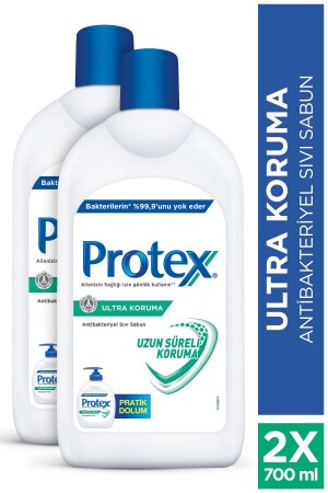 MNZ-Ultra Long Term Protection صابون سائل 2 x700 مل 87189513333212 - Protex