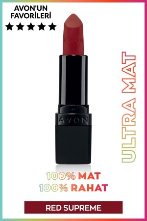 MNZ-Ultra Matte Lipstick أحمر القديم - Avon