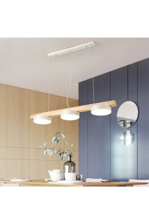 MNZ-Ultra Modern Wood Dining Candle 3 قطع خشبية - SimaAvize