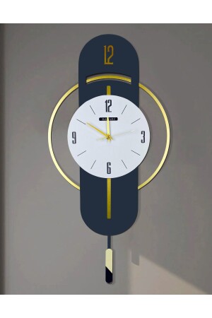 MNZ-Ultra silent - ذهب و فضة تفاصيل - هدية - غرفة المعيشة - مكتب - مطبخ زينة ساعة الجدار D32ANTHRACITE - Racartshop