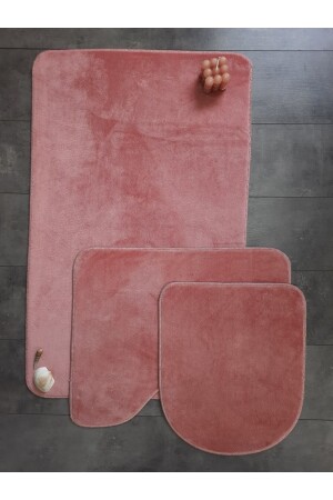 MNZ-Ultrasoft سطح مسحوق 3 قطع حمام السجادة المطبخ مجموعة غير المنزلقة أساس آلة غسيل الحمام الكأس مجموعة BnyUltra - Bonny Home