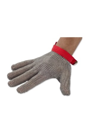 MNZ-Uncut Steel خياطة المفتاح القنصية قفازات الوسط الأحمر EL-K2M - Epinox