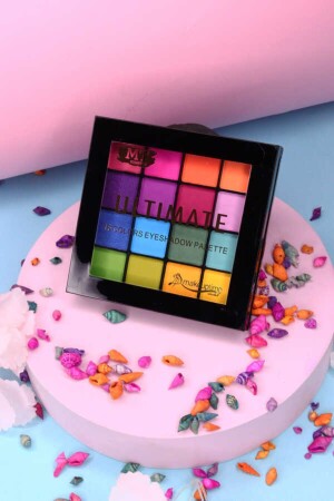 MNZ-Unicorn 16 قطعة ألوان عيون الصفراء وقت تجميل - Makeuptime