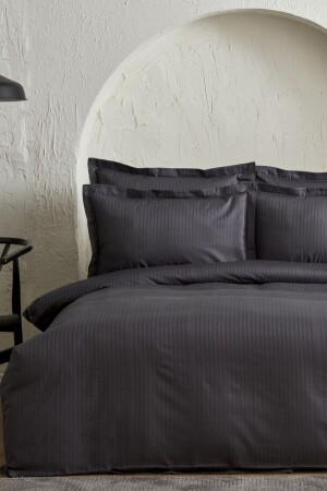 MNZ-Uniq 100% القطن ساتين مزدوج غطاء غطاء مجموعة الأنتراكيت 200. 21. 01. 0701 - Karaca Home
