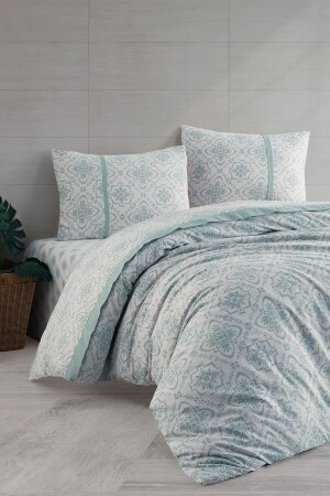 MNZ-Unique Mint 100% Cotton Ranforce غطاء غطاء مزدوج 200x220 CTNTUQ20 - Cote Blanc