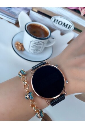 ساعة اليد رقمية من فولاذ MNZ-Unisex 233289 - ÇENÇEN