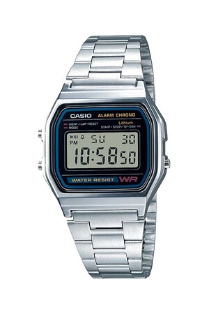 ساعة اليد الراجعة من نوع MNZ-Unisex A158WA-1DF - Casio