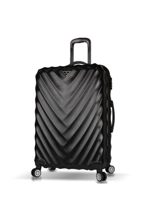 MNZ-Unisex لوتس Abs حجم كبير الحقيبة الأسود MV7071 - My Valice