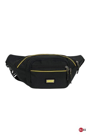 MNZ-Unisex يومي وظيفي الحزام الأسود والكيس الكتف - Bliss