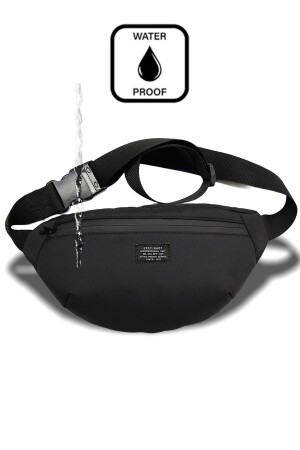 حقيبة من الأقمشة السوداء المقاومة للماء MNZ-Unisex - D'vers