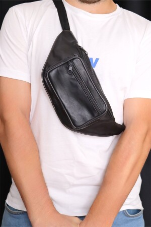 MNZ-Unisex القصص القابلة للتعديل مع زبرة الجلد كيس الكتف الصدر والخصر - Jack Tonio