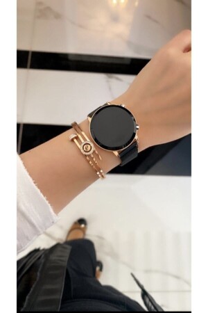 MNZ-Unisex Button LED Watch سلسلة خاصة من الشريط المغناطيسي - Spectrum