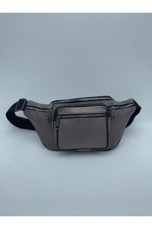 MNZ-Unisex Gray Multi-Pocket حقيبة حمامية حمامية - Nahitatyana