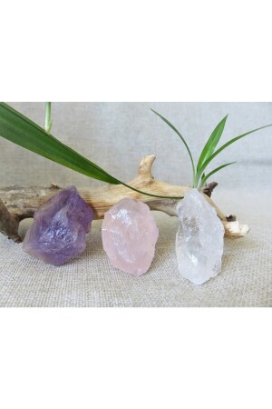 MNZ-Unprocessed خام أميثست كوارتس وردي - كريستال كوارتس حجر كتلة - Ada Doğaltaş