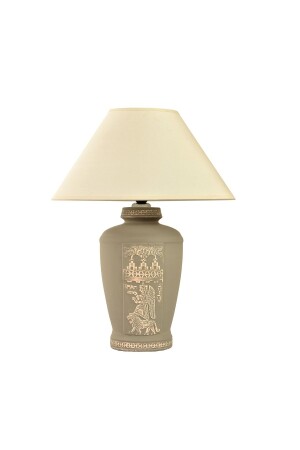 MNZ-Urart Ceramic Gray Lampshade urart-21 - Yalılı Seramik