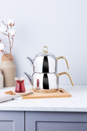 MNZ-Urban Midi قاعدة إدخال الشايات المعدل الذهب - Karaca