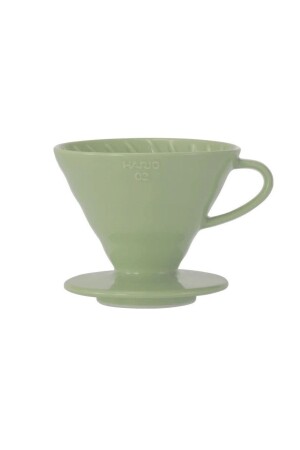 MNZ-V60 02 قطعة قطعة Ceramic Dripper (Smorky Green) VDC-02-SG-EX - Hario