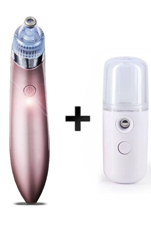 مكافحة السرطان (MNZ-Vacuum Blackhead Acne Cleaner) وآلة البخار الباردة مجموعة من 2 MBVKSNATVSBMILSS - AYACO