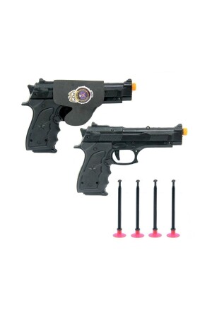 (MNZ-Vacuum Dart Shooting) (إطلاق النار على اثنين من أسلحة (Gun Gun Police Game Set) (TYC8DWJVVN168743323 - SAZE
