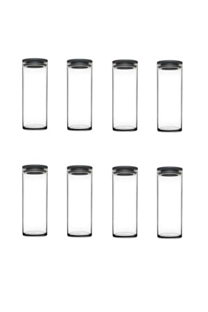 (MNZ-Vacuum Glass Jar) - حاوية تخزين الغذاء الزجاجية، 8 ليترات رمادية Pb43756-8 النموذج - Paşabahçe