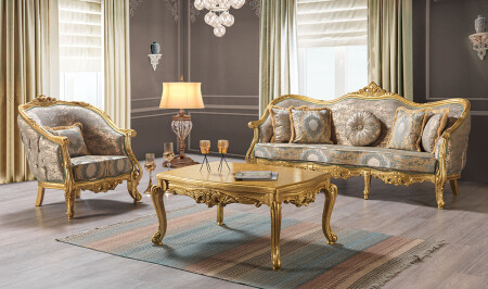 مجموعة الأريكة الكلاسيكية MNZ-Valente - Cadde Yıldız