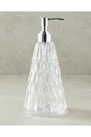 MNZ-Valeria Glass حمام الصابون السائل الشفاف - English Home