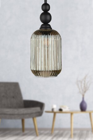 MNZ-Vamos شمعة واحدة زجاجات مدخنة سوداء BEG1273BEG01 - Begüsa