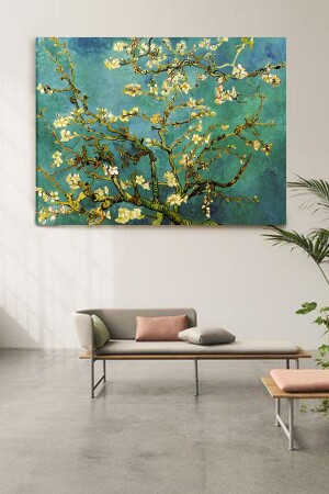 MNZ-Van Gogh اللوز زهرة القماش 70x90 سم VNGGHBDMÇÇĞİ015 - ColorVision