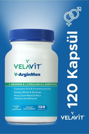 MNZ-V-ArginMen 120 كبسولة - Velavit