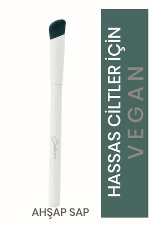 مكنسة مكياج من نوع MNZ-Vegan-Drop Concealer برشة v709- المقبض الخشبية 14. 5 سم - Soho N.Y.C.