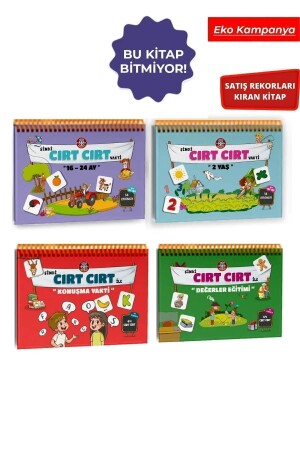 MNZ-Velcro 16-24 - الكلام - القيم - حزمة خصم عمرها عامين - Çocuk Akademi