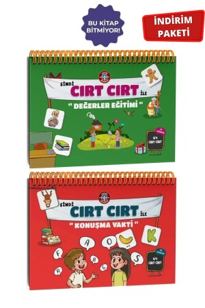 كتب القيم من MNZ-Velcro و Velcro Talk Time Book Bundle - Çocuk Akademi