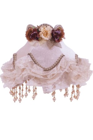 MNZ-Velvet مغطاة باليد المصنوعة من النموذج الكلاسيكي لمصباح المظلات العصرية منق PRA-5474398-6428 - Dekovien