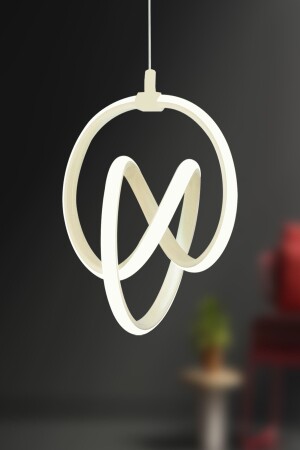 كريم MNZ-Venita مصباح اللوم الحالي LED شمعة ضوء أبيض غرفة المعيشة مطبخ غرفة المطبخ LED شمعة - Dekorluna