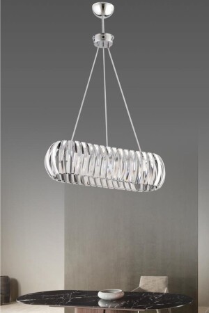 طاولة الطعام من الفضة من قبل MNZ-Venus كريستال شمعة الحجر 1605040012445 - İstanbul Avize