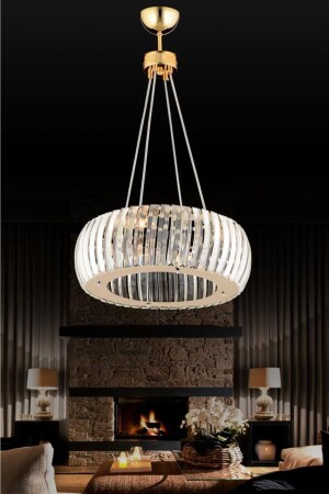 MNZ-Venus Gold 40 سم كريستال الحجر الشنابل 1605040012212 - İstanbul Avize