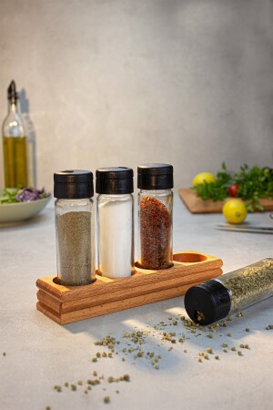 مجموعة من الـ MNZ-Vera 4 قطع معكرات، مجموعة من الـ 4 قطع مع عصا خشبية Vera 03 - KukiWood